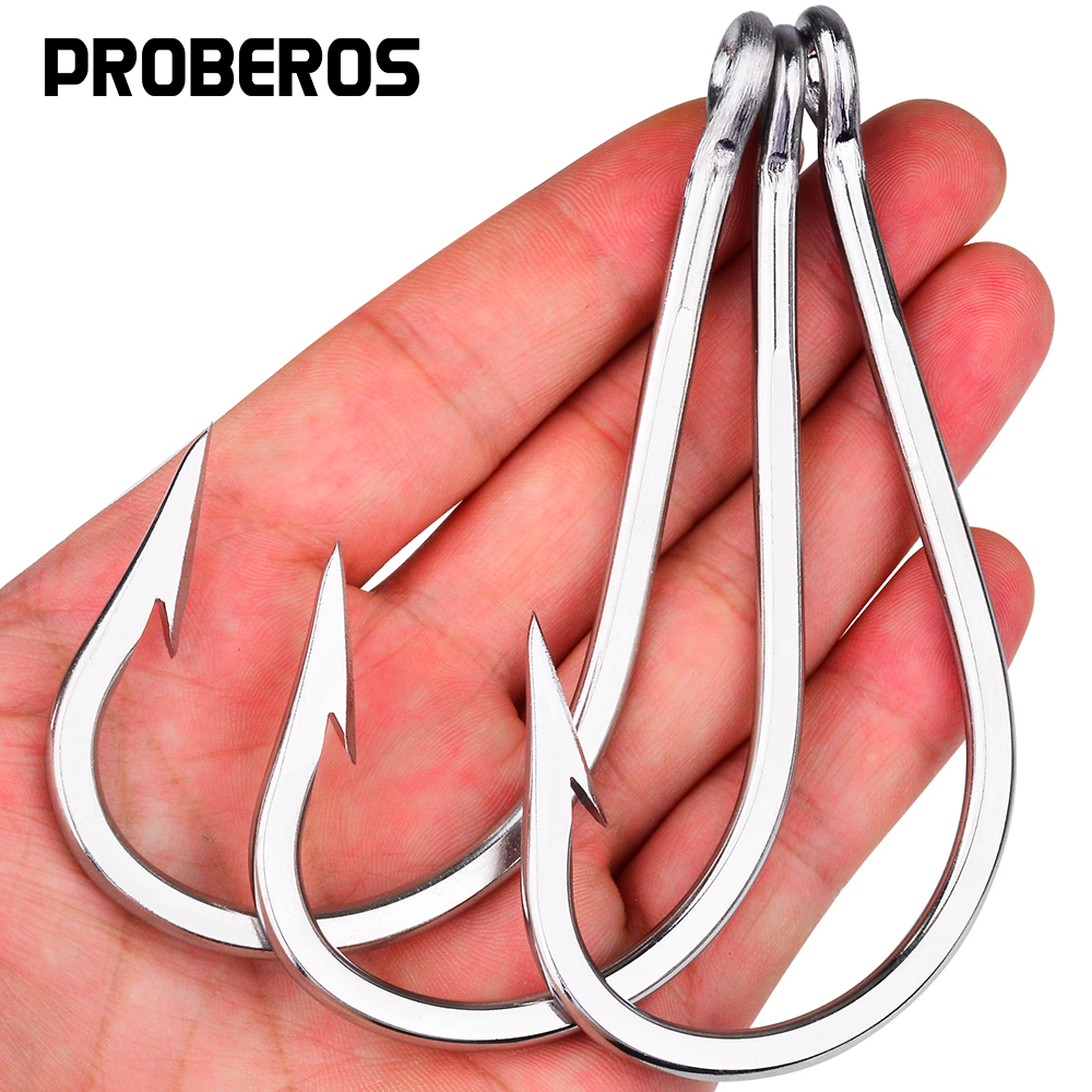 Fishing Hook Circle - PROBEROS 5pcs Stainless Steel Hooks Saltwater