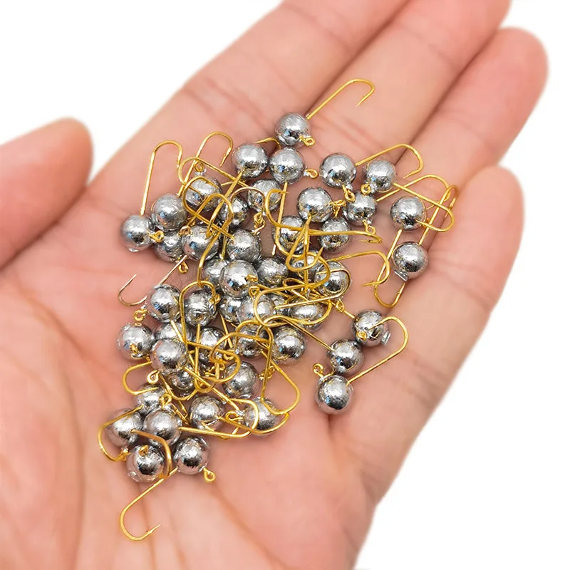 OUTKIT 10pcs Mini Jig Head Hoo - Fishing Hook Barbless avaliação e preço