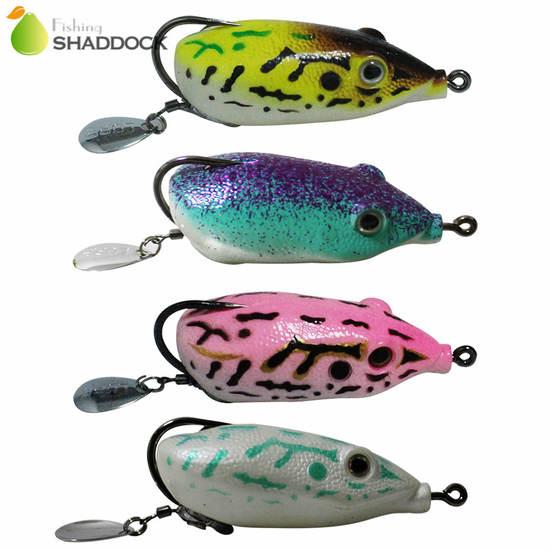 4pcs Rubber Soft Frog Fishing  - Fishing Hook Assortment avaliação e preço