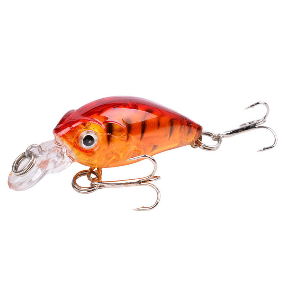 1Pcs 3.5g 4.5cm Top water Mini - Fishing Hook Treble avaliação e preço
