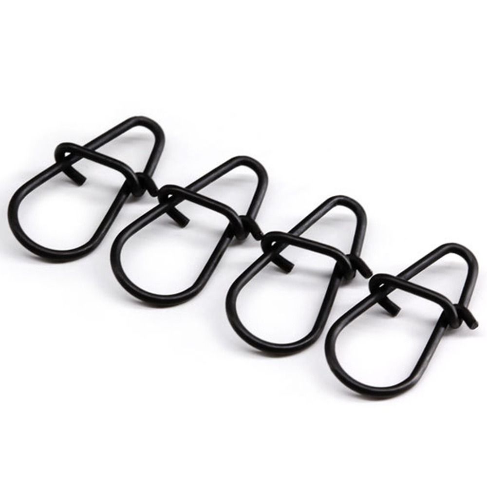100Pcs/lot Matte black Snap Fi - Fishing Hook Box avaliação e preço