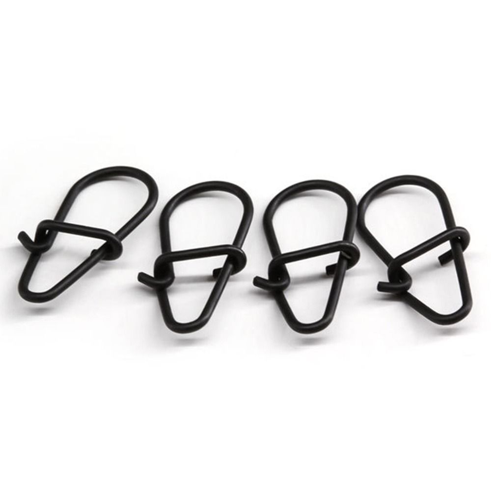 100Pcs/lot Matte black Snap Fi - Fishing Hook Box avaliação e preço