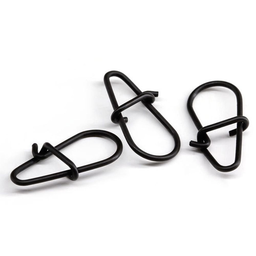 100Pcs/lot Matte black Snap Fi - Fishing Hook Box avaliação e preço