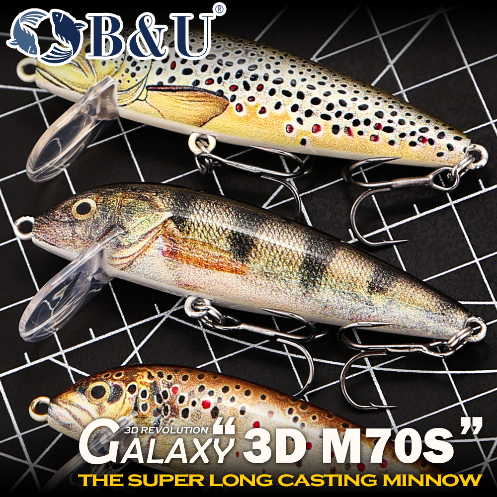 B&U Fishing Lures Sinking Minn - Fishing Hook Treble avaliação e preço