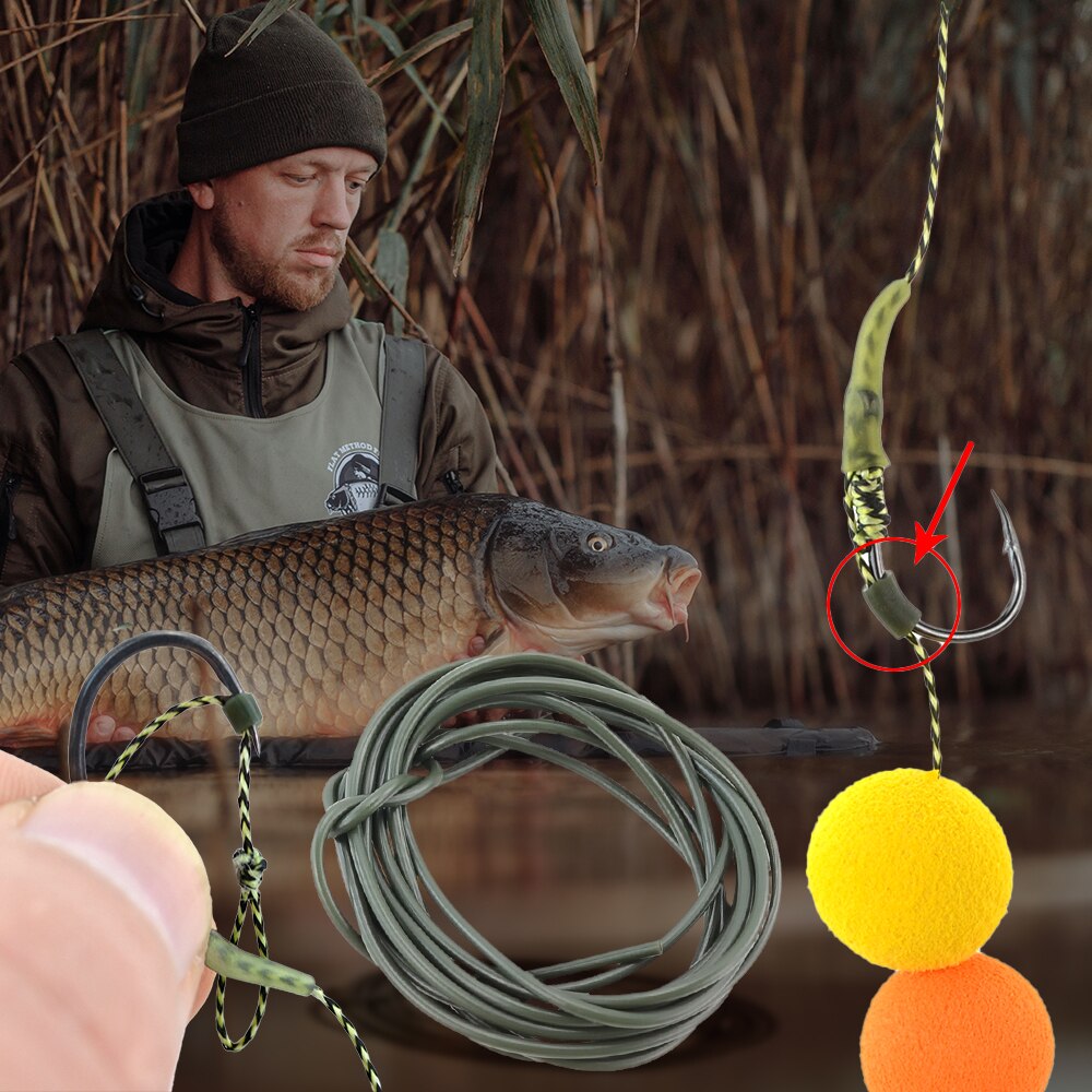 Carp Fishing Silicone Tube For - Fishing Hook Size avaliação e preço