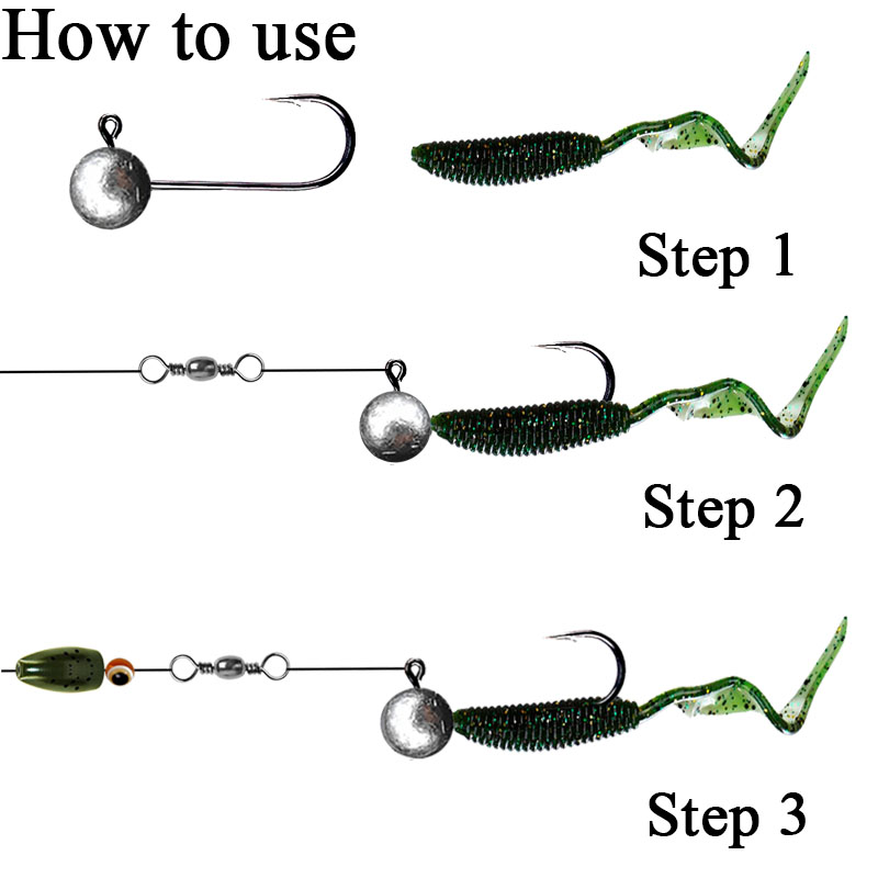 10pcs/lot Jig Head Fishing Hoo - Fishing Hook Barbless avaliação e preço
