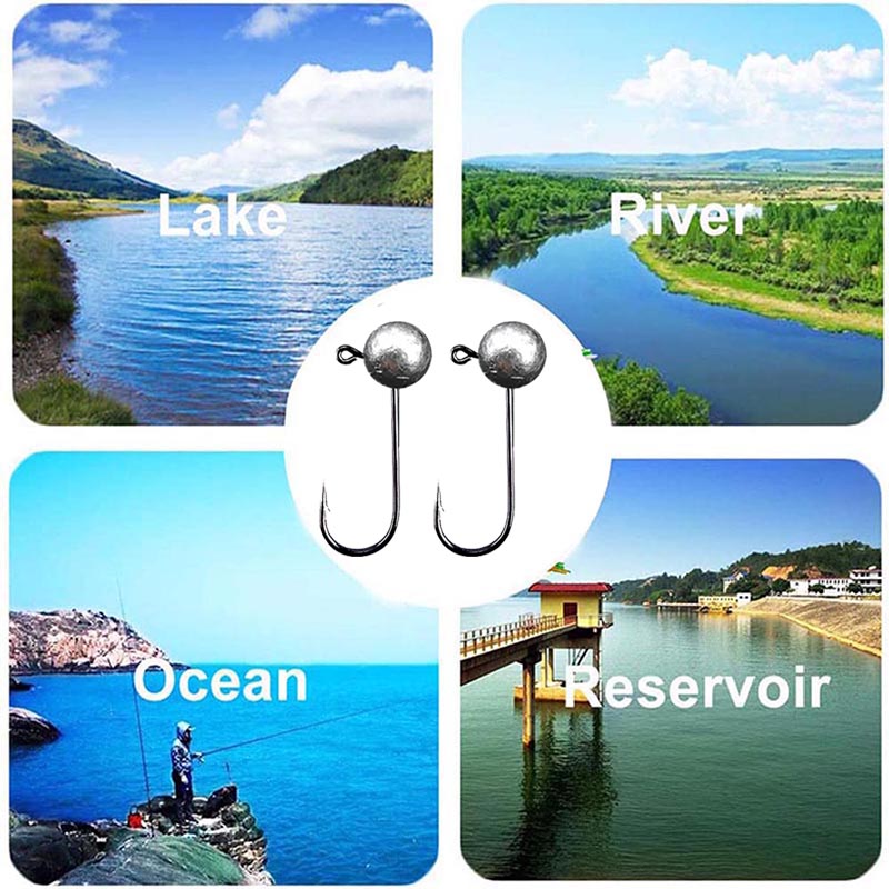 10pcs/lot Jig Head Fishing Hoo - Fishing Hook Barbless avaliação e preço