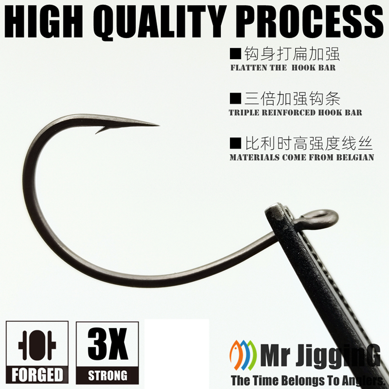Mr JigginG PTFE Super Slide Wa - Fishing Hook Offset avaliação e preço