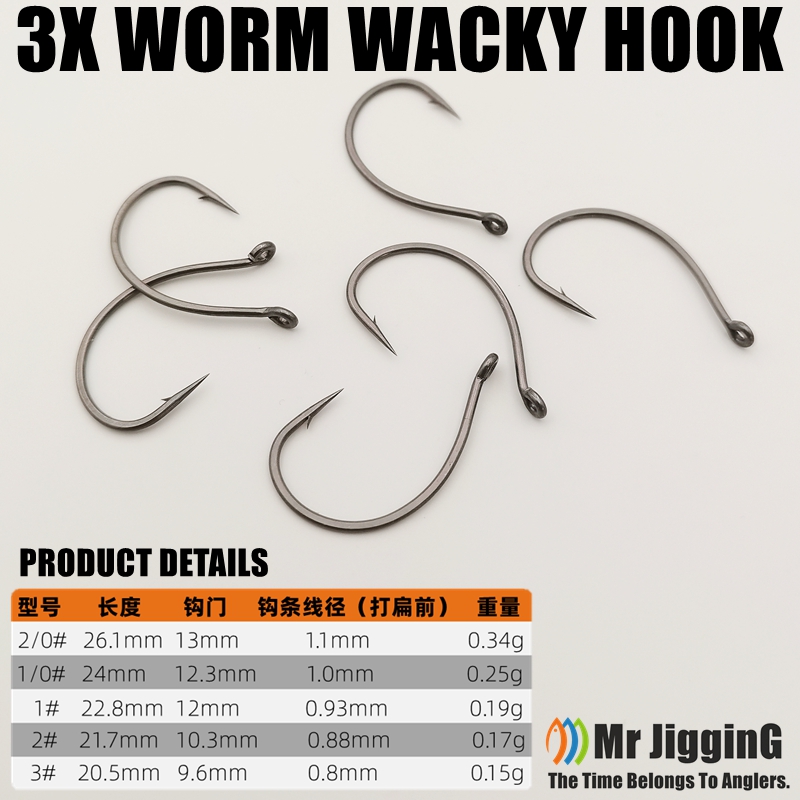 Mr JigginG PTFE Super Slide Wa - Fishing Hook Offset avaliação e preço