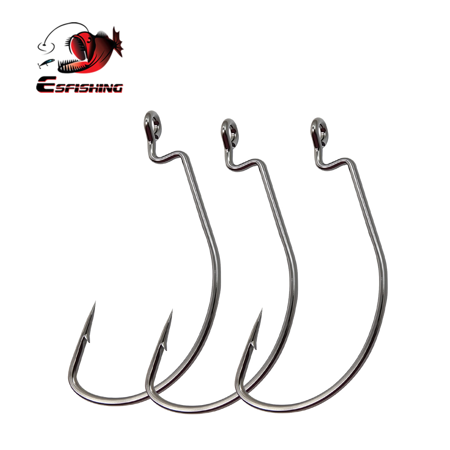 ESFISHING Offset Hook Carbon S - Fishing Hook Offset avaliação e preço