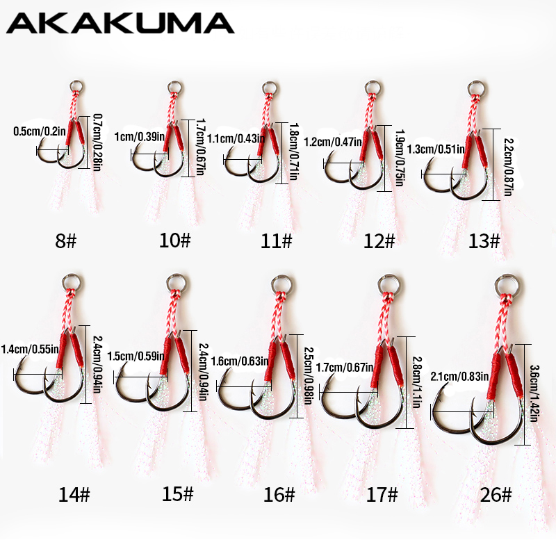 10Pcs Fishing Hooks Single Hoo - Fishing Hook Assortment avaliação e preço