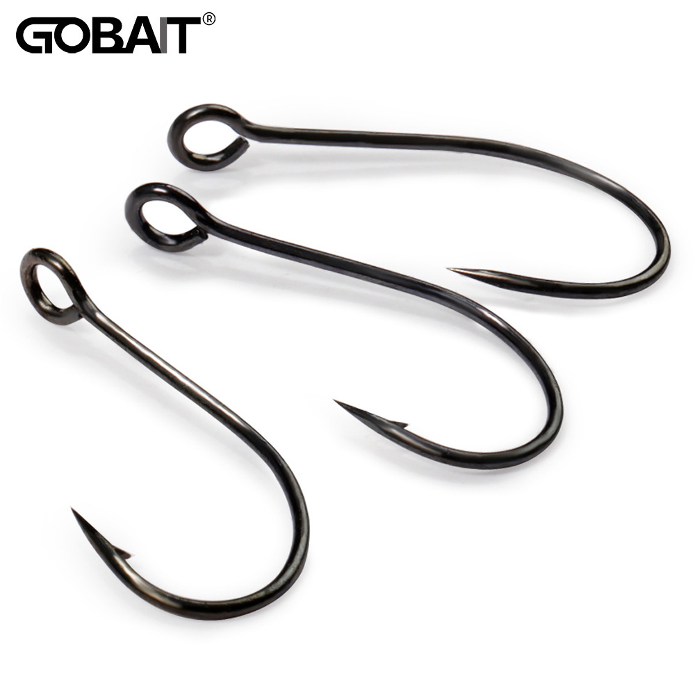 20PCS Big Ring Single Hooks 2# - Fishing Hook Circle avaliação e preço