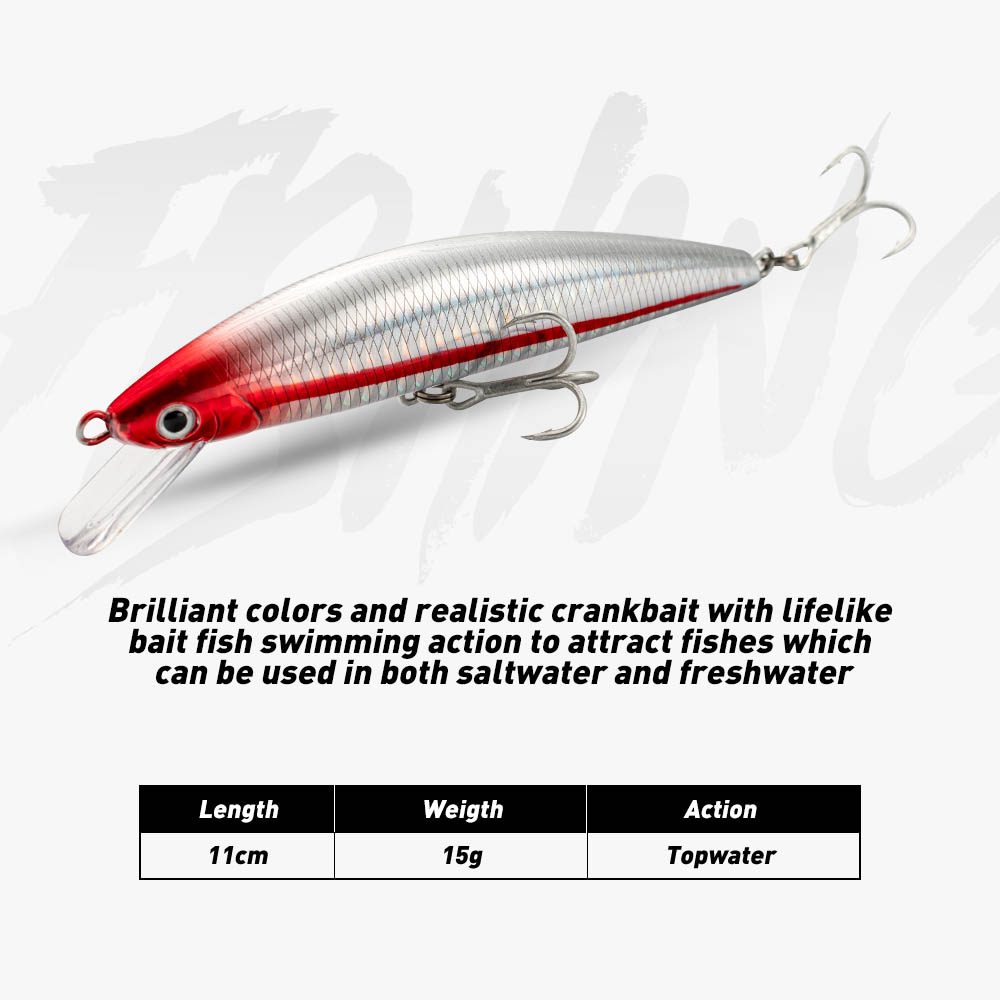 Fishing Lure Sinking Minnow 13 - Fishing Hook Treble avaliação e preço