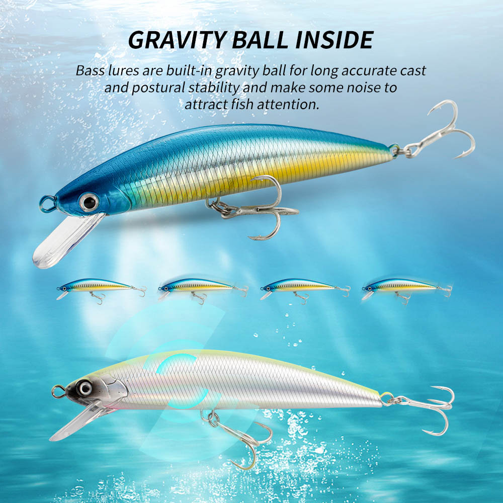 Fishing Lure Sinking Minnow 13 - Fishing Hook Treble avaliação e preço