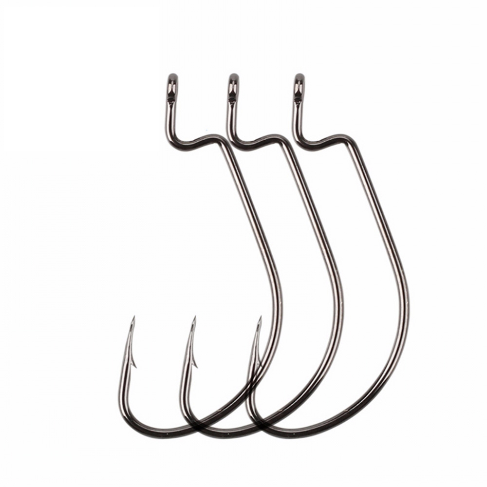 20pcs/lot Wide gap Texas fishi - Fishing Hook Offset avaliação e preço