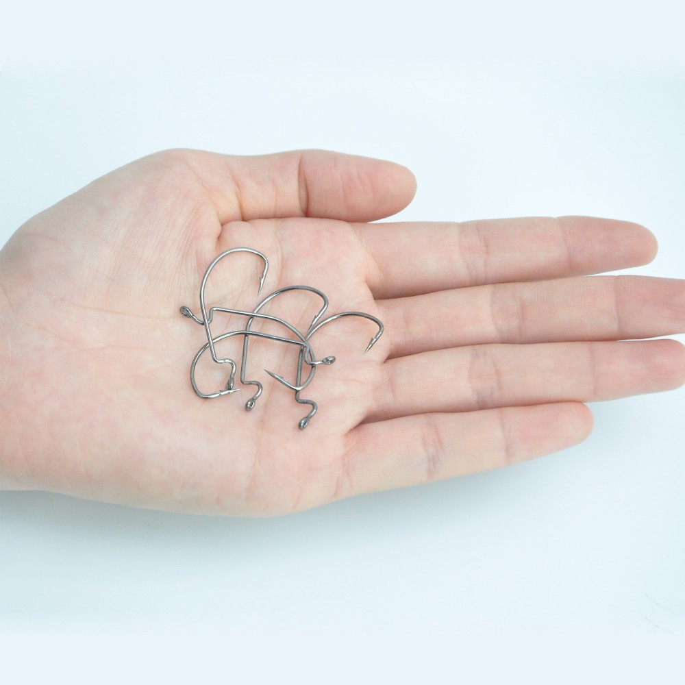 20pcs/lot Wide gap Texas fishi - Fishing Hook Offset avaliação e preço