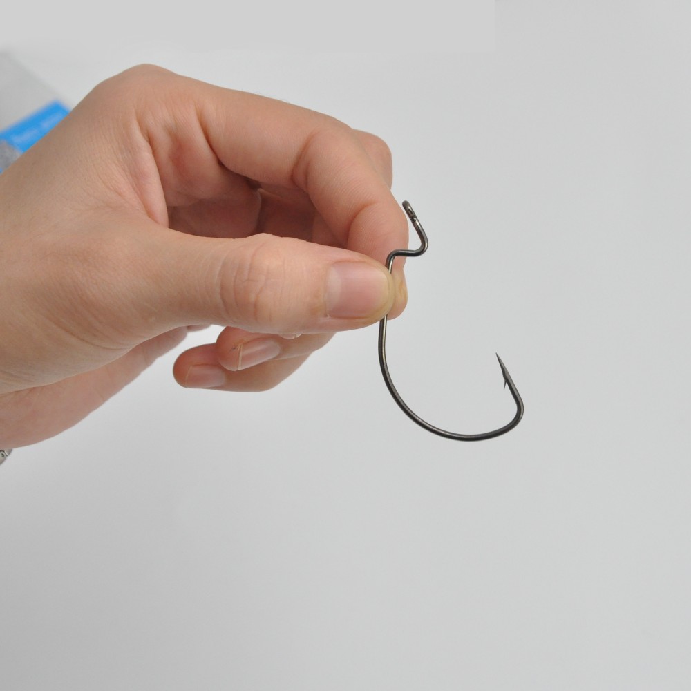 20pcs/lot Wide gap Texas fishi - Fishing Hook Offset avaliação e preço