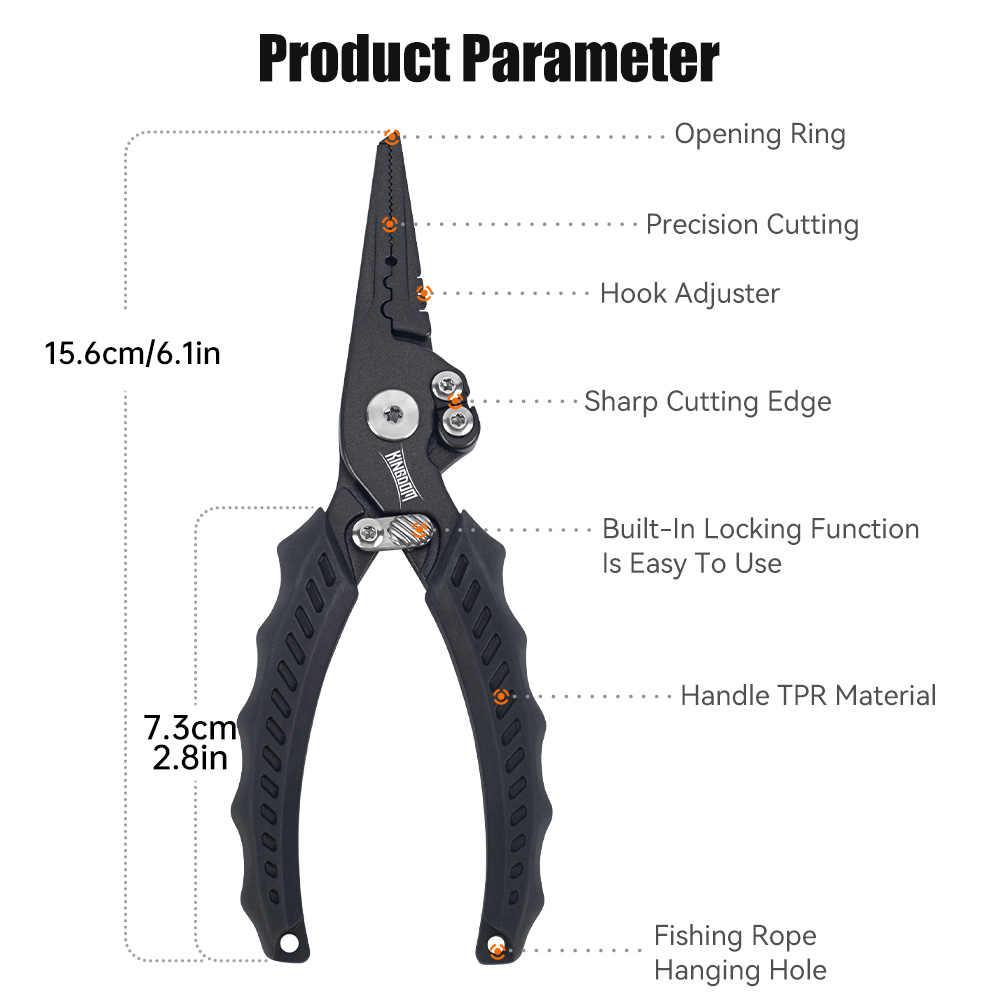 Kingdom Fishing Pliers Multifu - Fishing Hook Stainless Steel avaliação e preço
