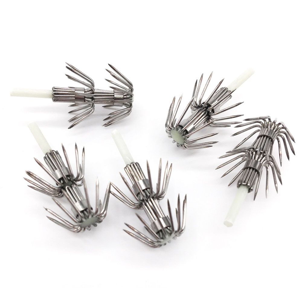 5Pcs Stainless Steel Double La - Fishing Hook Assortment avaliação e preço