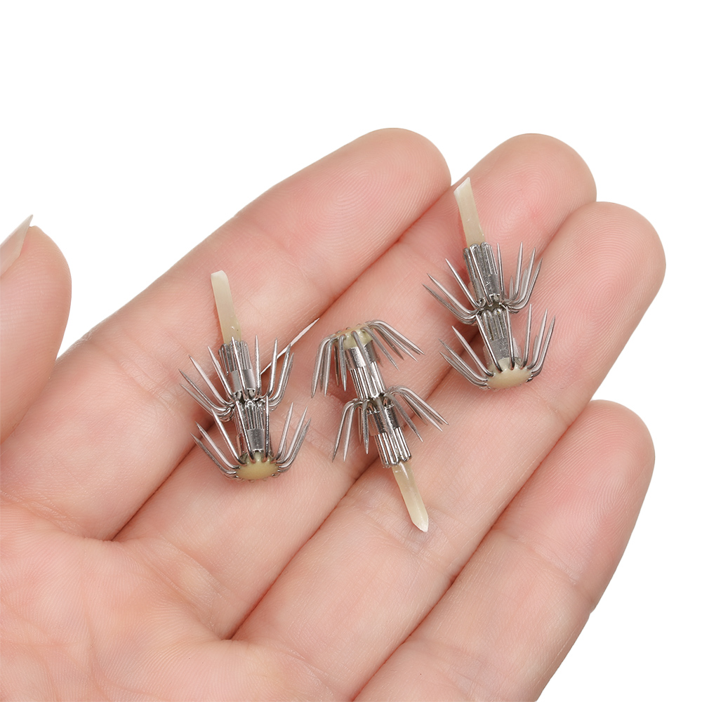 5Pcs Stainless Steel Double La - Fishing Hook Assortment avaliação e preço