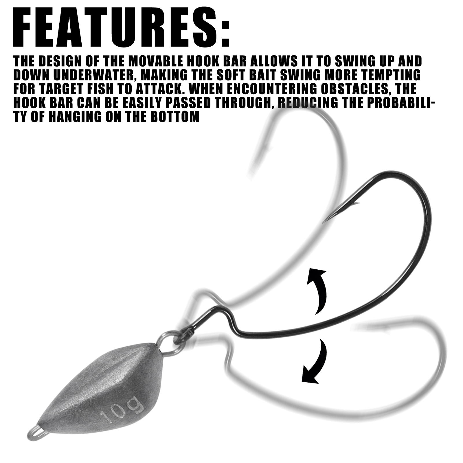 SAMOLLA 5pcs Jig Head Fishing  - Fishing Hook Jig avaliação e preço