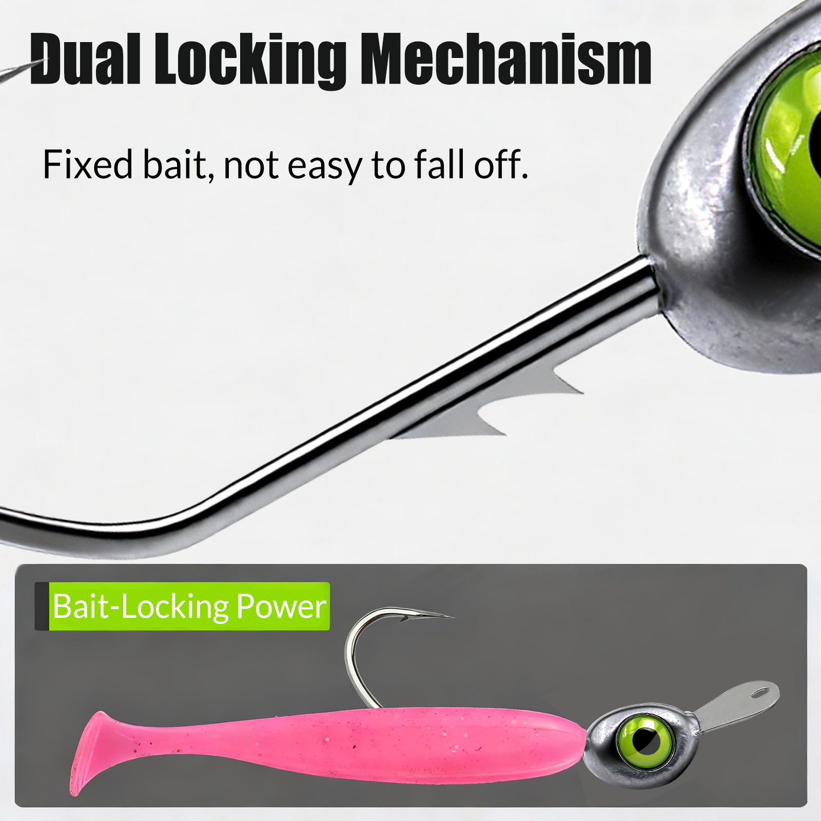 9KM Shaky Head Jigs Hook with  - Fishing Hook Weedless avaliação e preço