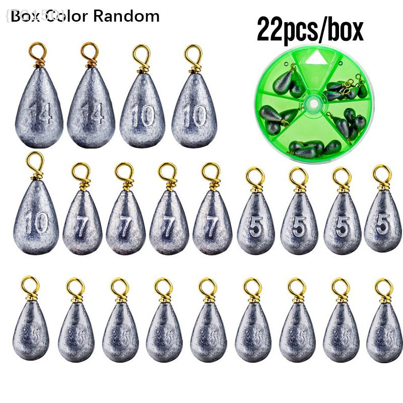 【TG150】22Pcs/Box Fishing Bait  - Fishing Hook Box avaliação e preço