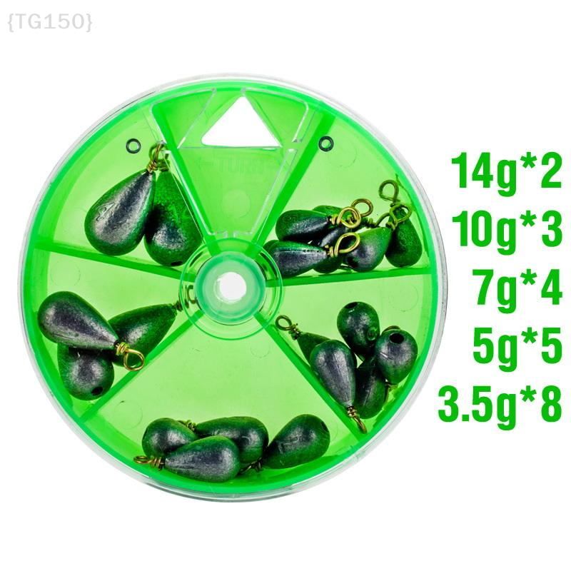 【TG150】22Pcs/Box Fishing Bait  - Fishing Hook Box avaliação e preço