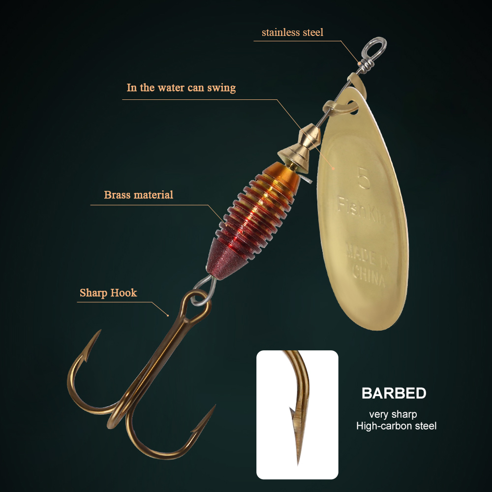 Metal Fishing Lure 4g 4.8g 7g  - Fishing Hook Treble avaliação e preço