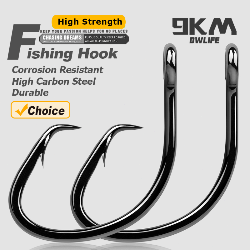 9KM Circle Hooks 25~50Pcs Salt - Fishing Hook Circle avaliação e preço