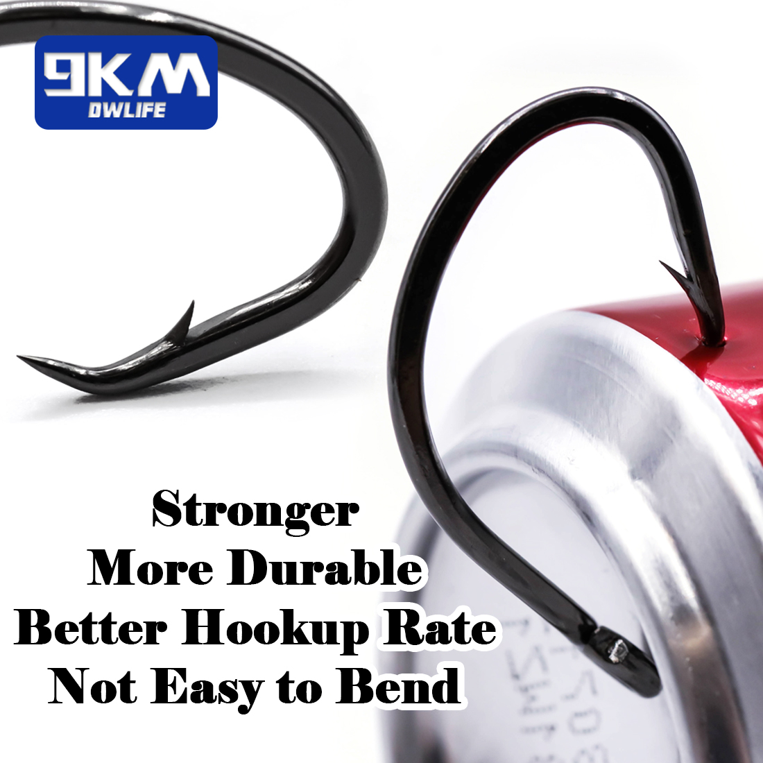 9KM Circle Hooks 25~50Pcs Salt - Fishing Hook Circle avaliação e preço