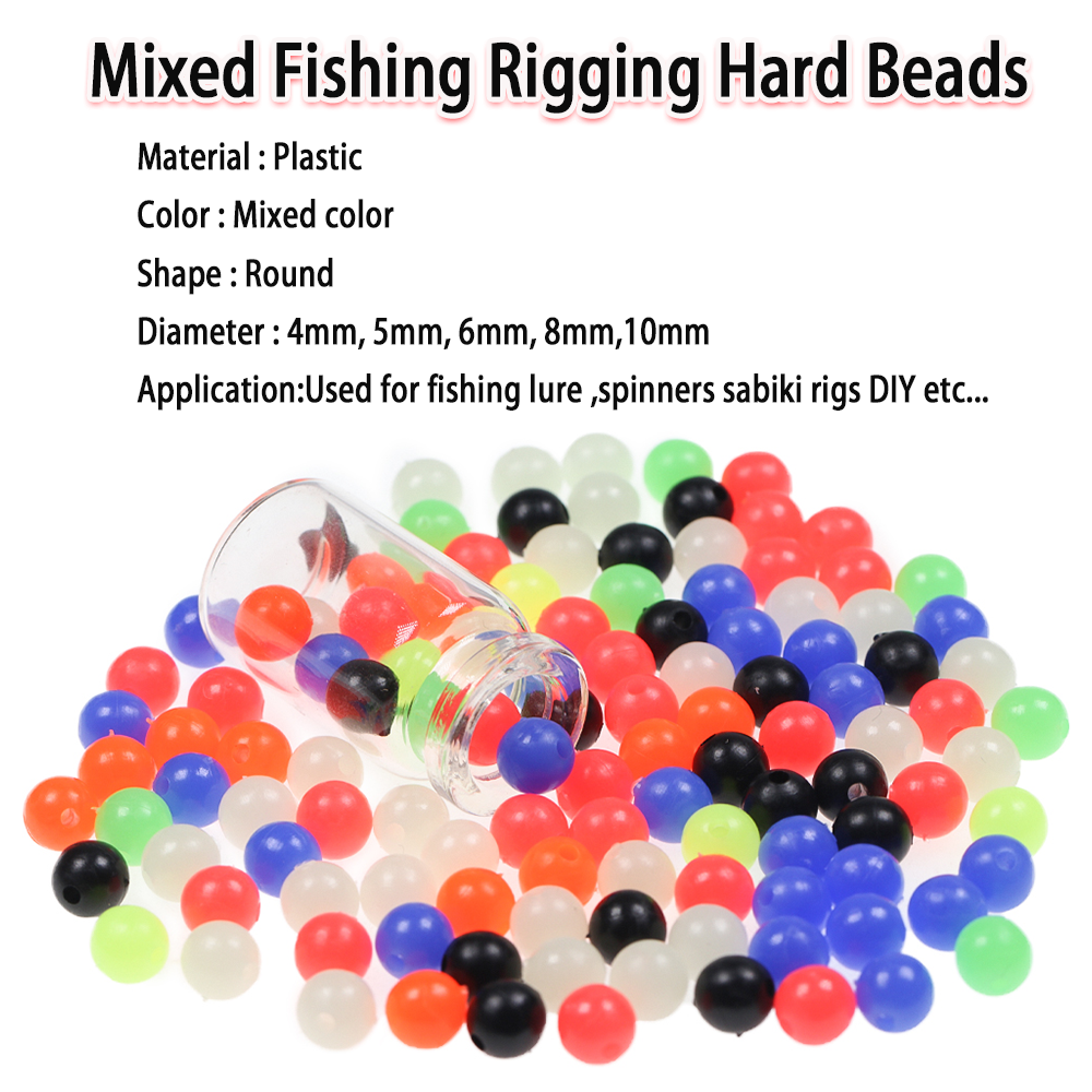 200pcs Mixed Color Fishing Bea - Fishing Hook Assortment avaliação e preço