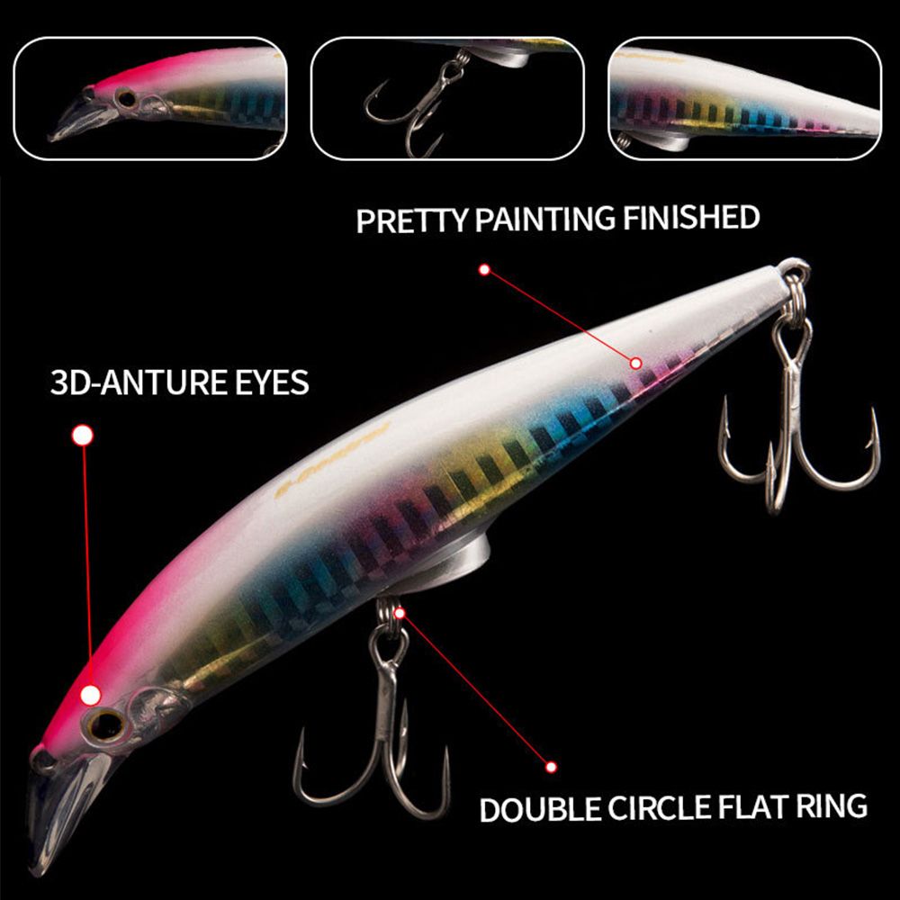95mm/30g Hard Bait Top Water S - Fishing Hook Treble avaliação e preço