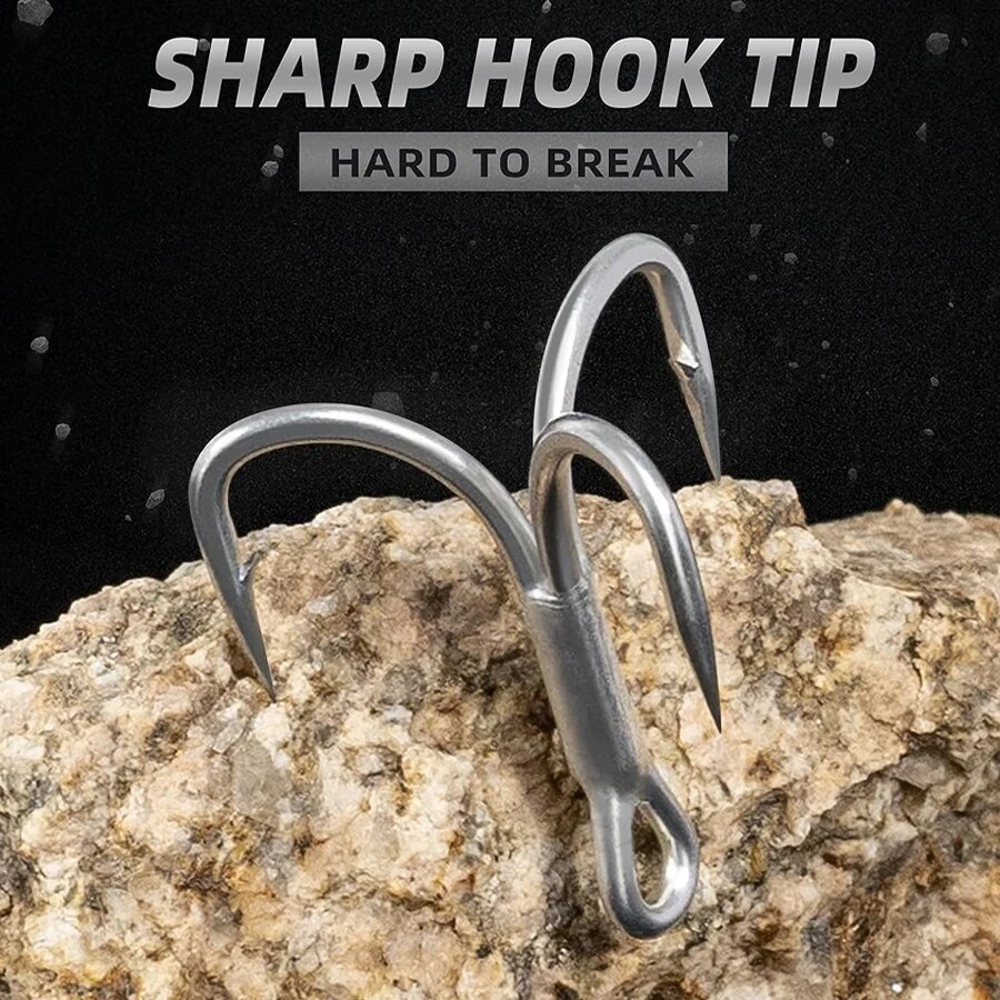 Fishing Treble Hooks High Carb - Fishing Hook Barbless avaliação e preço