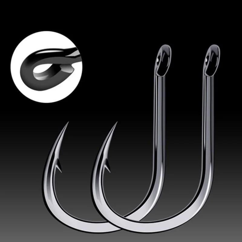 100pc/lot Fishing Hooks Double - Fishing Hook Circle avaliação e preço