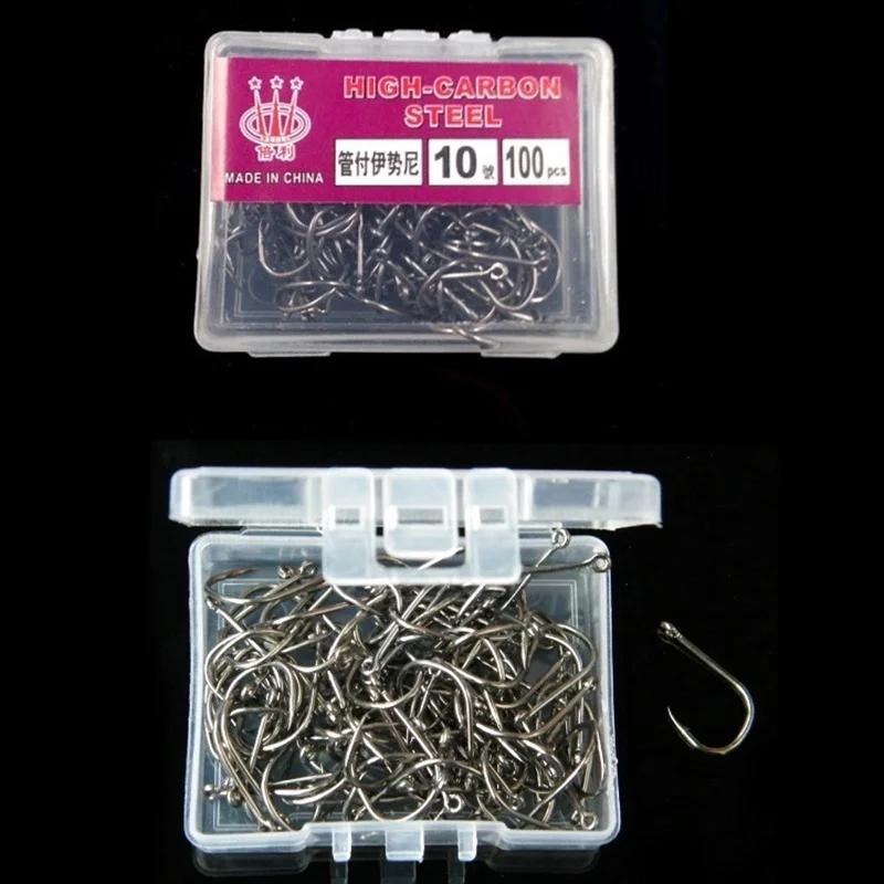 100pc/lot Fishing Hooks Double - Fishing Hook Circle avaliação e preço