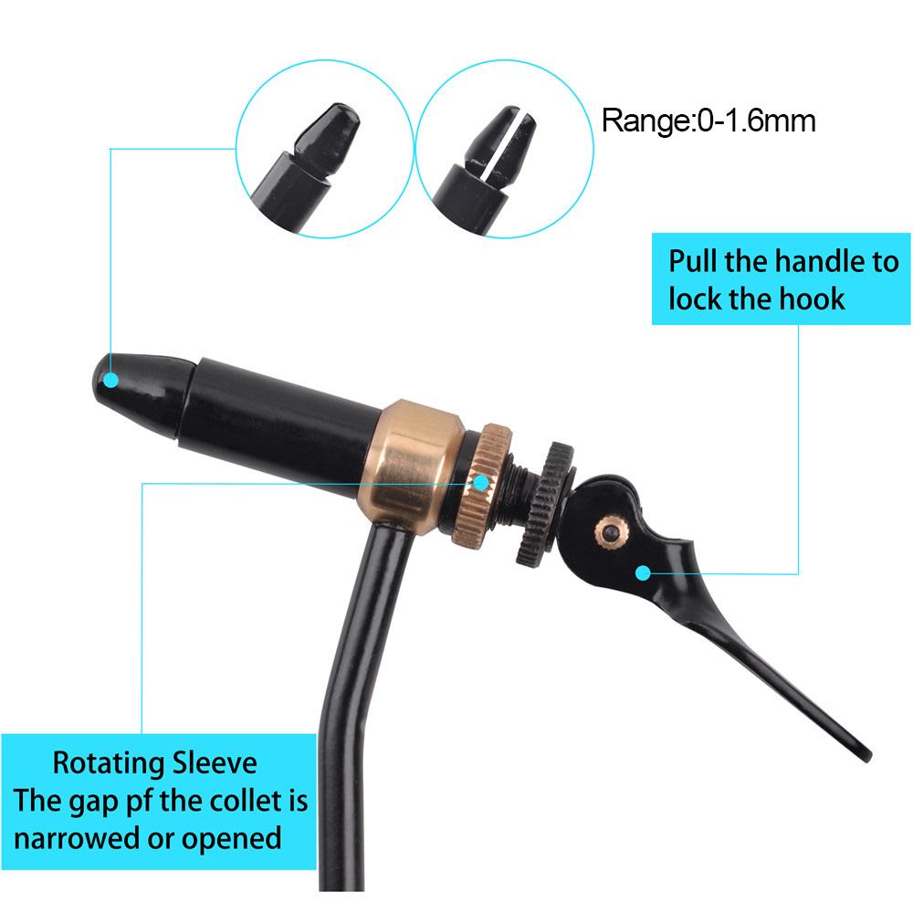 Rotary Fly Tying Vise Tool Saf - Fishing Hook Jig avaliação e preço