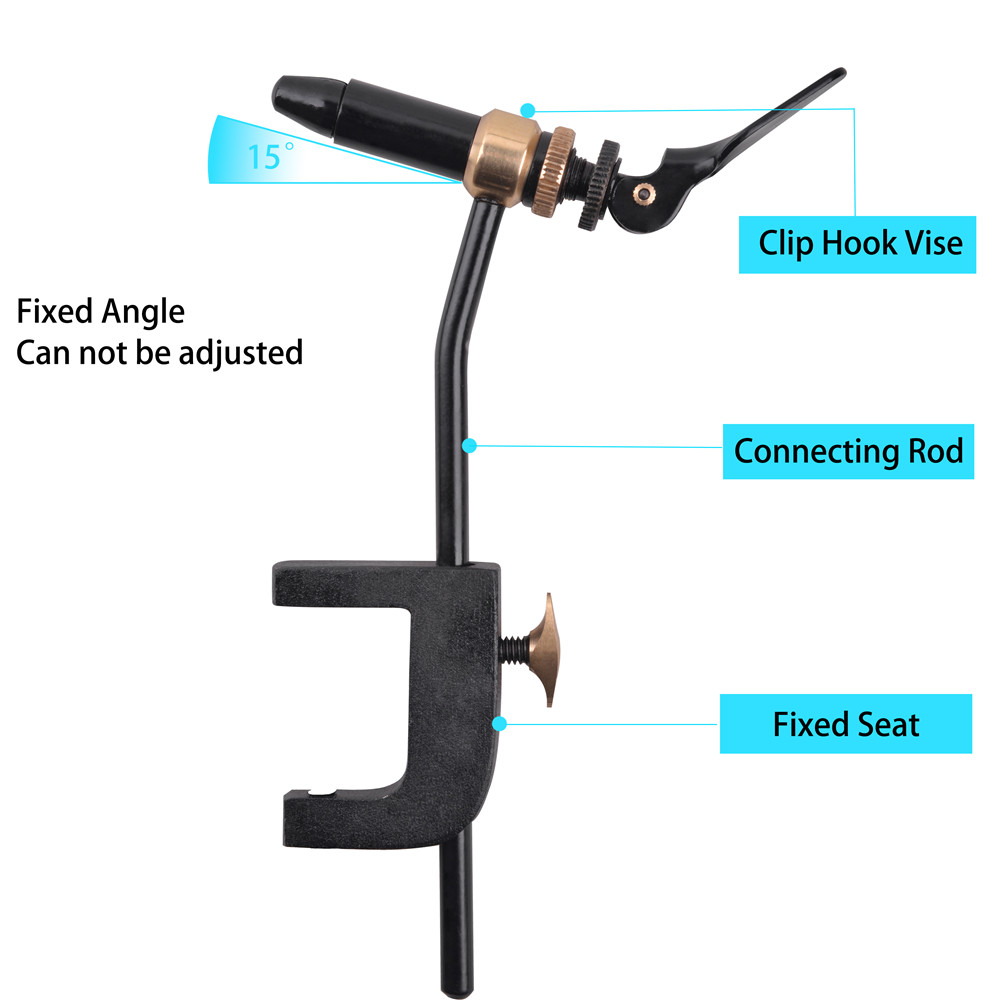 Rotary Fly Tying Vise Tool Saf - Fishing Hook Jig avaliação e preço