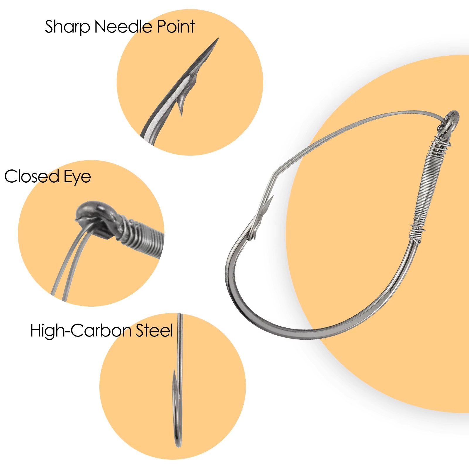 FishTrip Weedless Wacky Rig Ho - Fishing Hook Weedless avaliação e preço