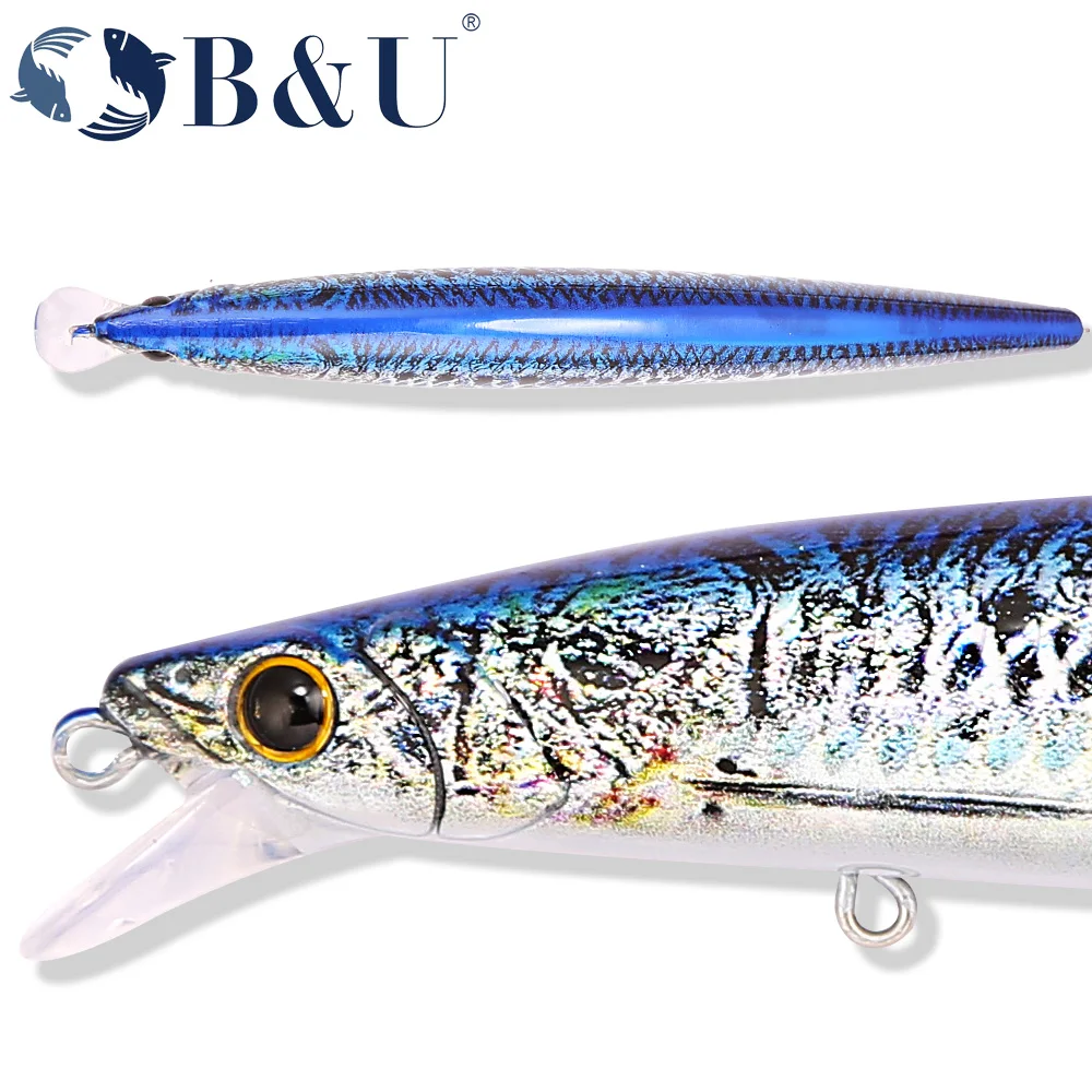 B&U 163mm/33.5g Floating Long  - Fishing Hook Treble avaliação e preço
