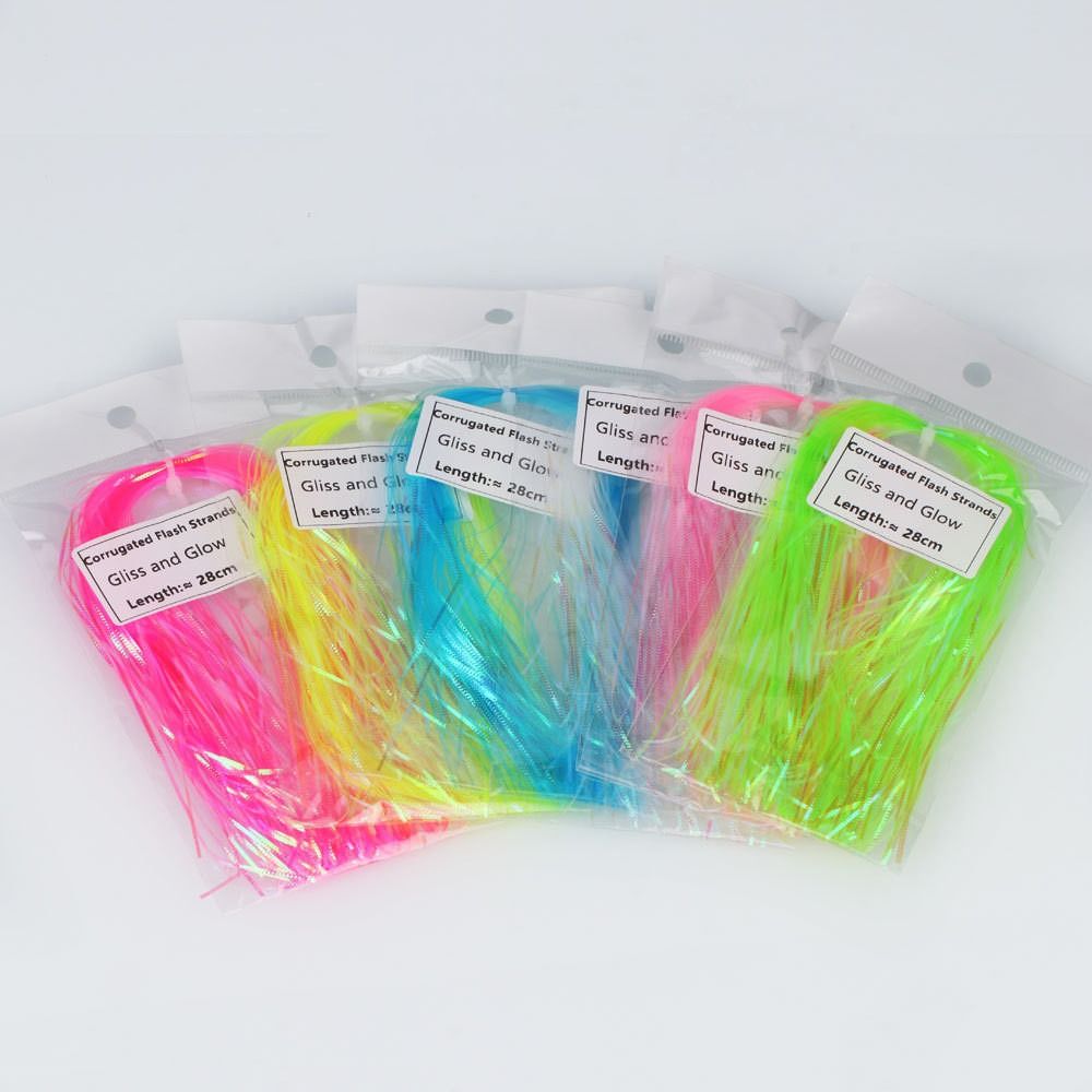 1Pack 1mm Width Corrugated Gli - Fishing Hook Jig avaliação e preço