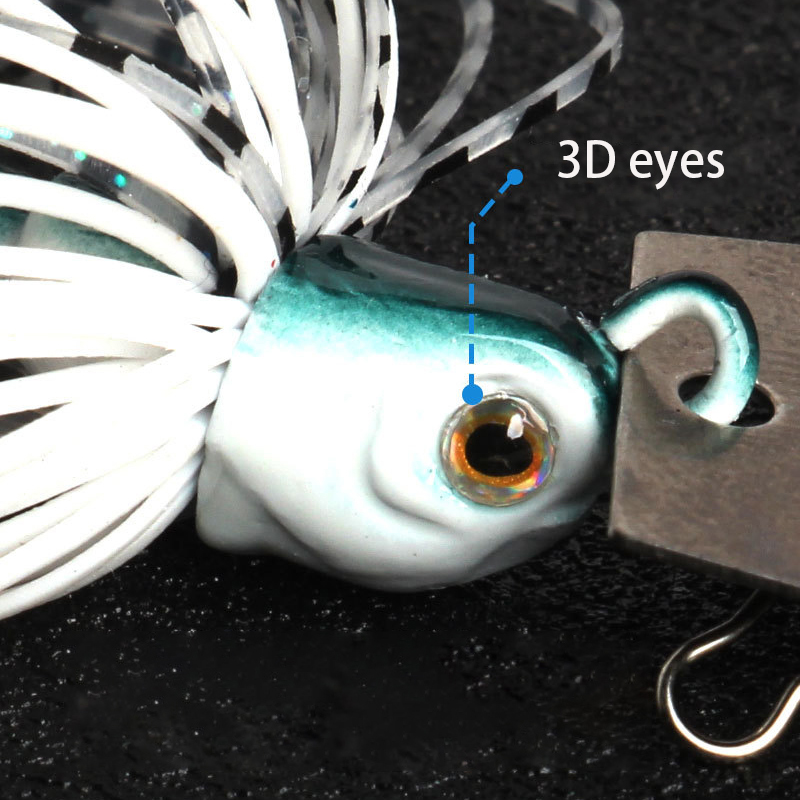 1pc12g Rubber Jig Head Weedles - Fishing Hook Weedless avaliação e preço
