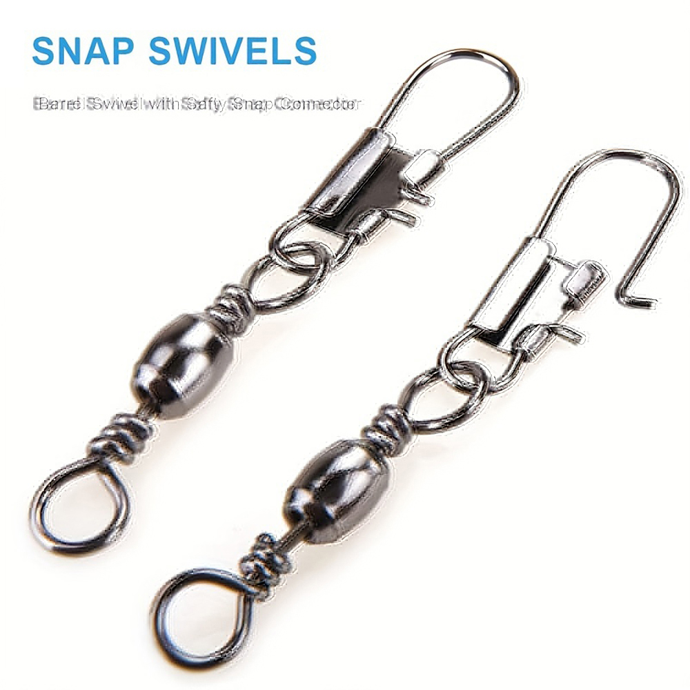 100Pcs/Lot 4#6#8#10#12# Swivel - Fishing Hook Stainless Steel avaliação e preço