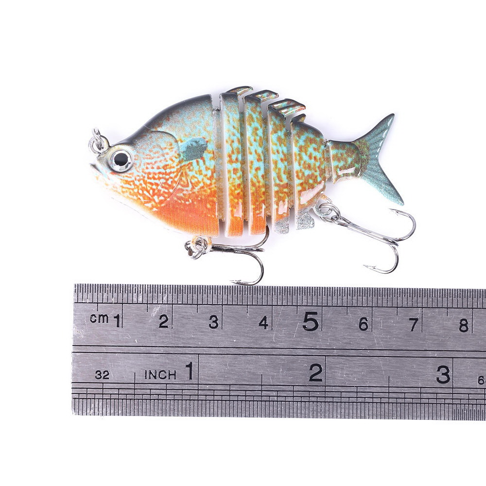 63mm 9.3g Lifelike Tilapia Swi - Fishing Hook Treble avaliação e preço