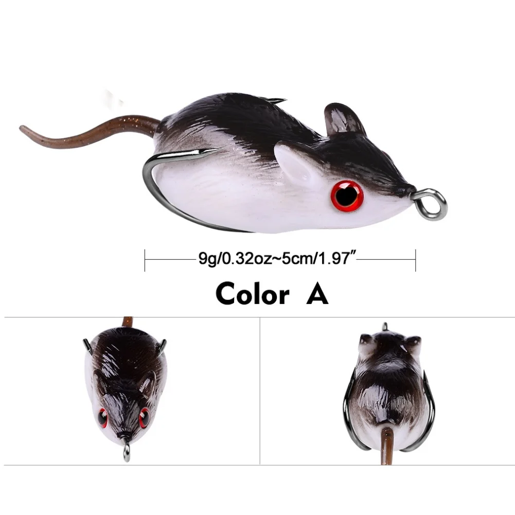 Soft Amphibian Fishing Lure wi - Fishing Hook Weedless avaliação e preço