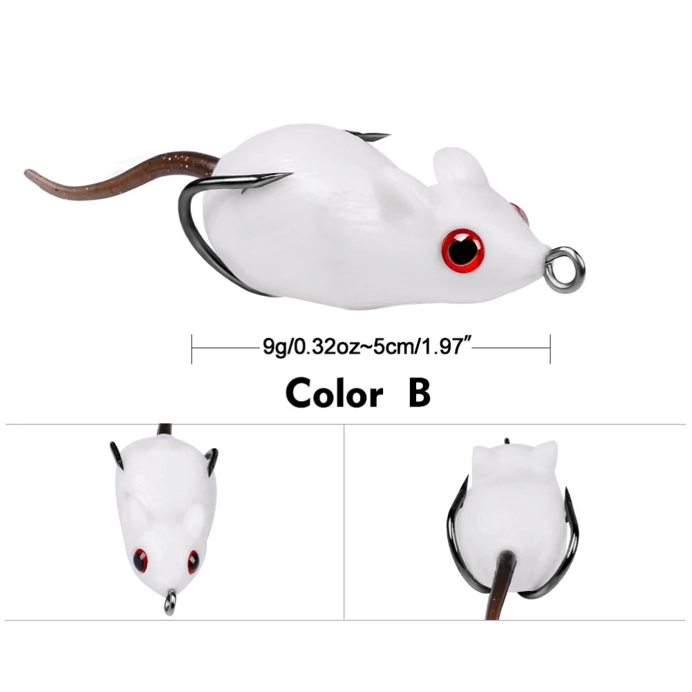 Soft Amphibian Fishing Lure wi - Fishing Hook Weedless avaliação e preço