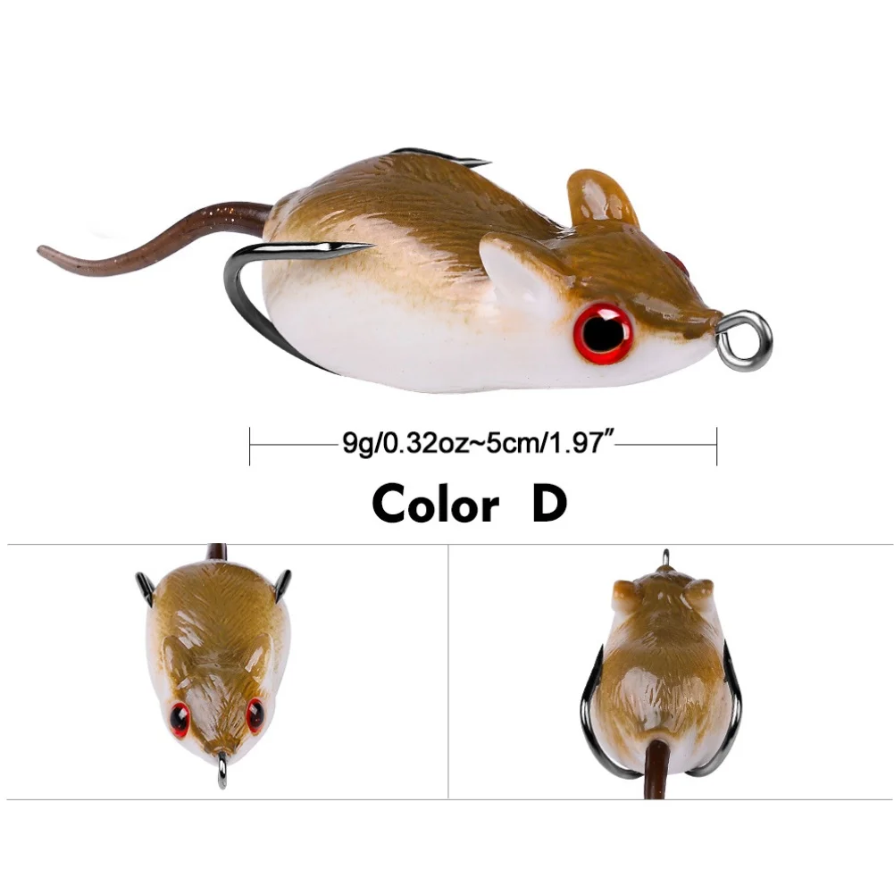 Soft Amphibian Fishing Lure wi - Fishing Hook Weedless avaliação e preço