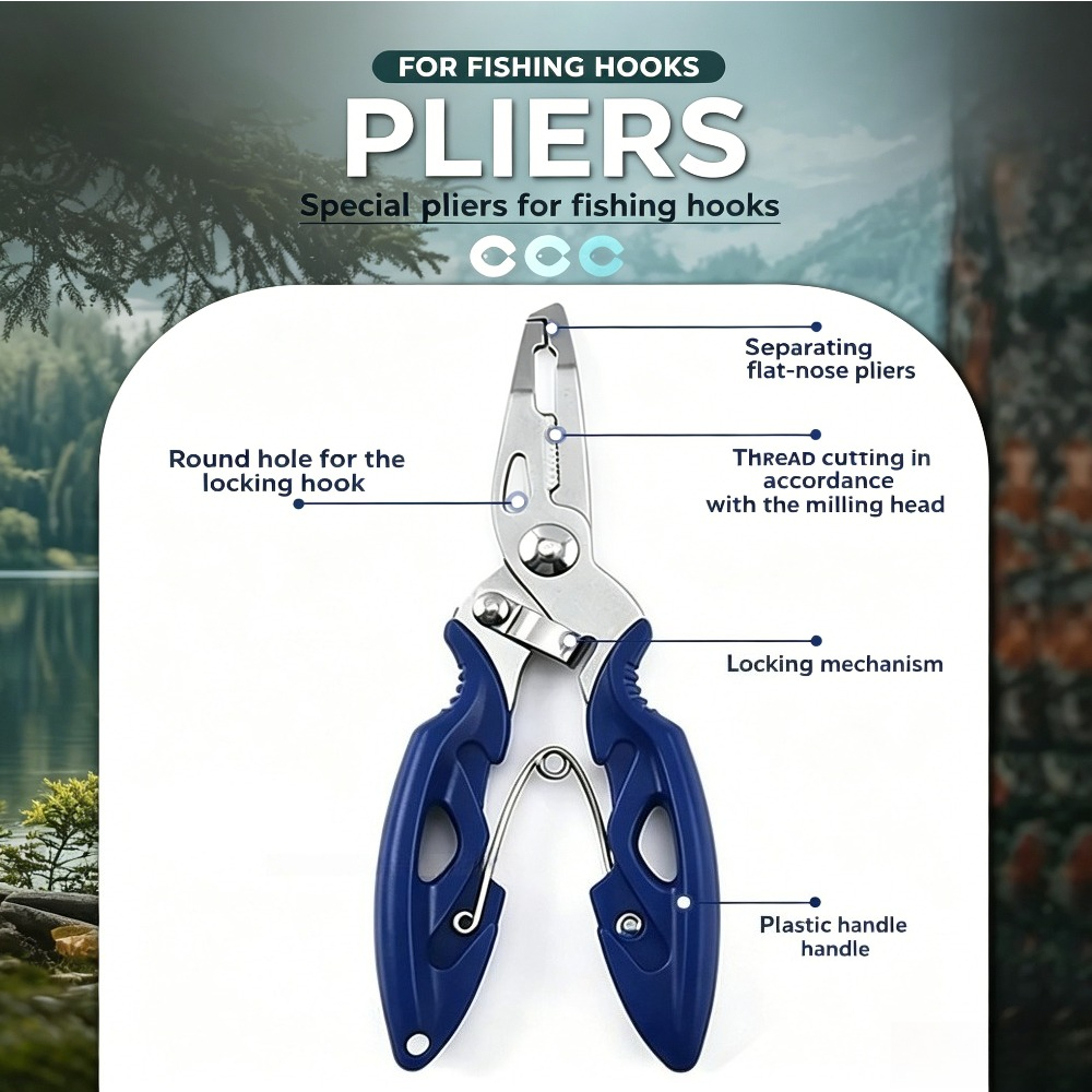 1/2pcs Fishing Gripper and Pli - Fishing Hook Remover avaliação e preço
