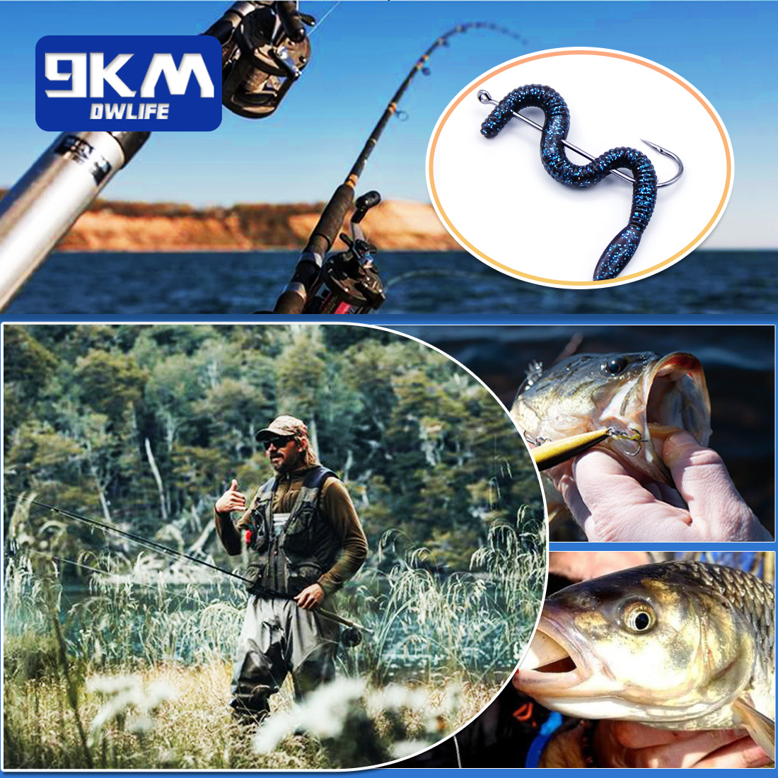 Fishing Hooks Long Shank Hooks - Fishing Hook Barbless avaliação e preço