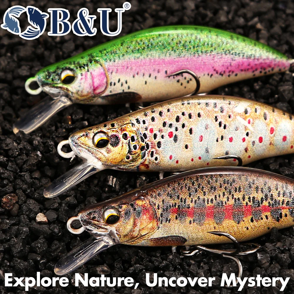 B&U Trout Pattern Hard Bait Si - Fishing Hook Assortment avaliação e preço